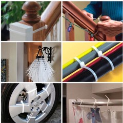 100-200Pcs Cable Ties 4″ / 14″ Heavy Duty Nylon Wrap Wire Zip Ties UV Resistant