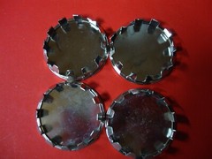 Chrome Plug Button, For 1-1/4″ hole size, HH Smith 3085 Quantity of 4