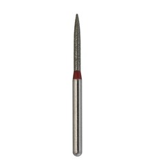 Dental Diamond Burs Flame Bur 863/012F Fine Grit Red FG for High Speed Turbine