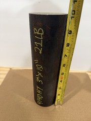 One Piece 4140 Hot Rolled Steel Bar Round Stock Heat Treated 3” OD x ~10”