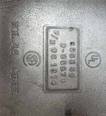 Killark 2-FDC-3 2-Gang Electrical Box 1″ FDC Type Cast Box Aluminum NEW