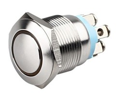 LED Momentary Stainless Steel Push Button Panel Mount Power Switch LOT