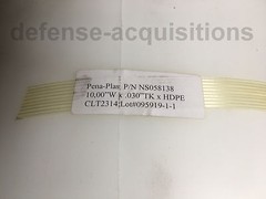 HDPE High Density Polyethylene Plastic Sheet .030″ x 10″ x By The Foot FLEXIBLE
