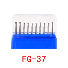 10Pcs Dental Carbide Steel Polishing Drills Burs for High Speed Handpiece 1.6MM