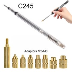 C245 Soldering Iron Tip Hot Melt Nuts Heat Insert Adaptor Tips Embedded9376