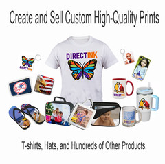 Epson Printer with Sublimation ink Heat Transfer Print + T-Shirt Bundle