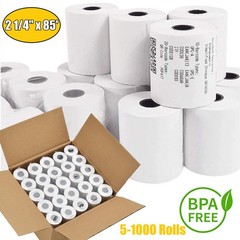 50 Rolls Case 2 1/4″ x 85′ Thermal Cash Register Credit Card POS Receipt Paper
