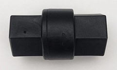 1/2″ FNPT x 1/2″ FNPT Polypropylene Check Valve FKM Seals Viton Black 0300366
