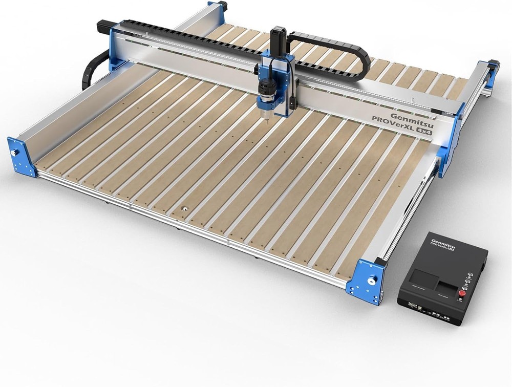 Genmitsu PROVerXL 4×4 CNC Router Machine, 4’x4′ Large CNC Kit, Support Dual Z-Ax