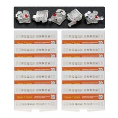 Orthodontic Bracket Self Ligating Ceramic Clear Aesthetic Interactive Roth 0.022