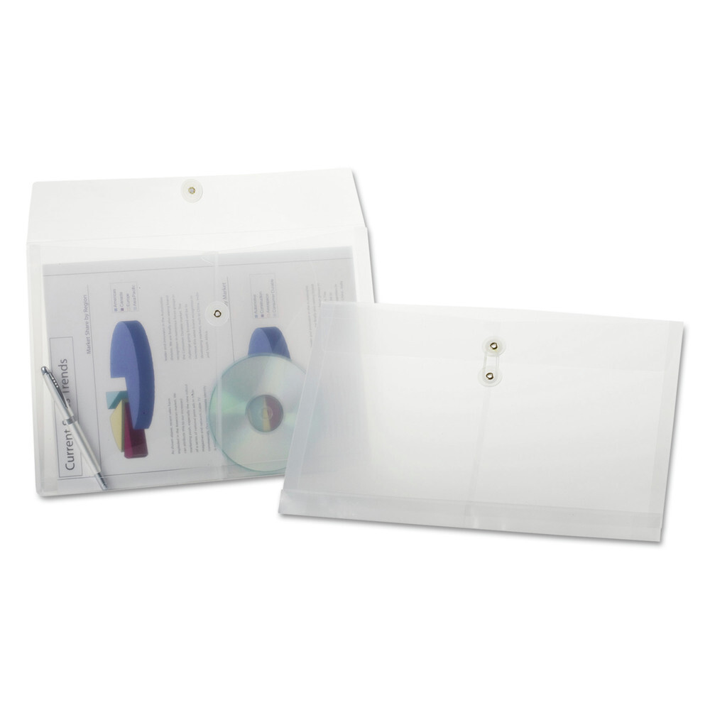 Pendaflex 638143 8.5 in. x 14 in. String and Button Envelope – CL (3/PK) New