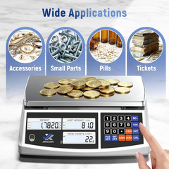 Precision Digital Counting Scale 66Lb/30Kg for Small Parts and Jewelry
