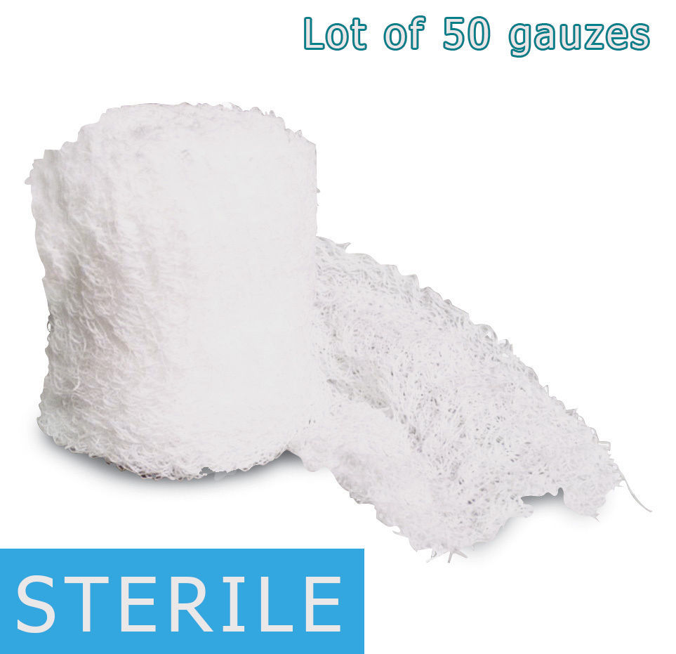 Sterile Kerlix Gauze Roll, 100% Cotton, 6 Ply, 4.5in X 4.1 Yds, 50/Box