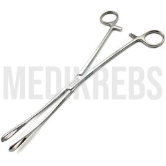 Foerster Sponge Holding Forceps Curved Serrated Jaws 10” – 25cm General Surgery