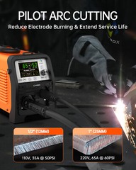 Hitbox 65A Digital Plasma Cutter Non-HF Non-Touch Pilot Arc IGBT Cutting Machine