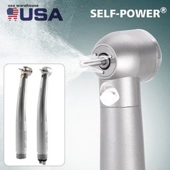 Dental Fiber Optic LED E-generator high speed handpiece Turbine 2 Holes/4 Holes