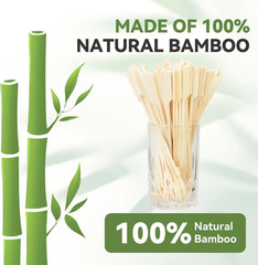 50/100Pcs Bamboo Skewers Cocktail Picks for Appetizers Wooden 4.7 in Sandwich Ha