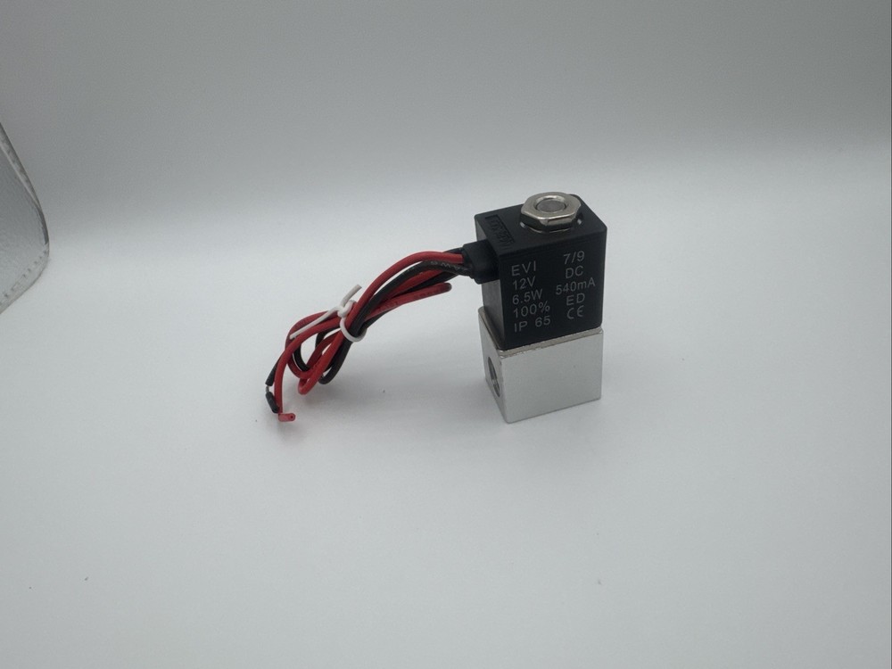 DC 12V Solenoid Valve 1/4 NPT 2 Way Normally Closed Air Valve Electric Soleno…