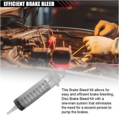 Bleed Kit, Hydraulic Disc Brake Clutch Bleeder Tool with 100ML Syri Size: 2PCS