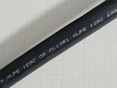 Champlain Cable Exar SFX #2awg Tinned Copper Lead Wire UL-3289 XLPE Black/10ft