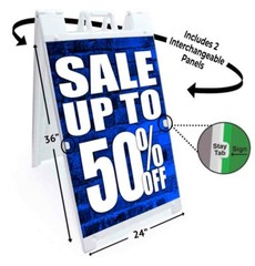 Sale Up To 50% Off Signicade 24×36 A Frame Sidewalk Sign Double Sided