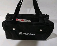 Snap On tools MINI bag tote carry tools 5 Inner & 4 Outer Pockets 11 Inches NEW!