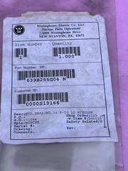 WESTINGHOUSE 639B255G04 UPPER BEARING RTD