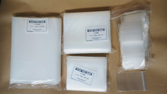 (Lot 100 pcs each size) 4 Mil Clear Poly Bags Flat Top Open 2×3, 3×4, 4×5, 5×7
