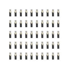 50PCS Plug-In Quick Wire Connector Kit 1-Pin Reusable Clamp Terminal Block US