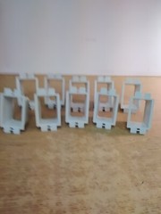Lot Of 10 Arlington BE1 Single Gang Box Extenders, Extends 1″ – 1-1/2″ , White