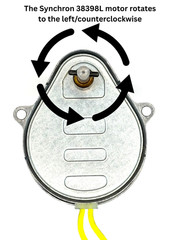 Replacement 24v Synchron Motor Actuator 38398L for RetroZone™️ Rect. Damper