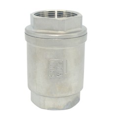 1.5″ in 1-1/2 inch Spring Loaded In-line NPT Thread Check Valve Stainless Steel
