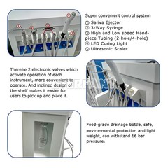 Portable Dental Unit System/Delivery Unit Air Compressor Suction System 4Hole US