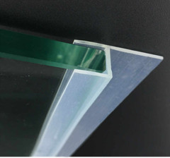 Ultra Clear Polycarbonate Shower Door Seal Strip for 1/2″ (12mm) Frameless Glass