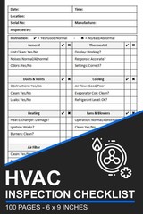 HVAC Inspection Checklist: HVAC Safety & Maintenance Inspection Forms Book | Rec