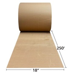 UOFFICE Corrugated Wrap 18″ x 250′ x 1/8″ Thick – B Flute – Cardboard Wrap