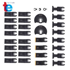 30-Piece Titanium Oscillating Tool Blades Japanese Tooth Multi Tool Blades
