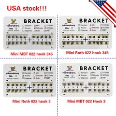 100PCS Dental Orthodontic Arch Wire Niti Round /Braces Bracket 022 Slot All ns