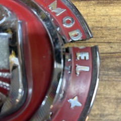 Ford Jubilee Tractor Hood Emblem Badge NAA16600A original 1953