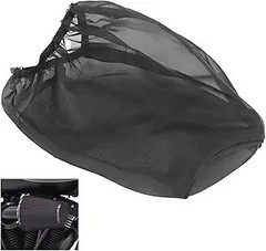 Waterproof Air Filter Rain Sock Dustproof Protective Cover for Color: Black#L