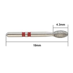 Dental Diamond Burs Zirconia Adjustment FG Egg Football Z379 Z368 for High Speed