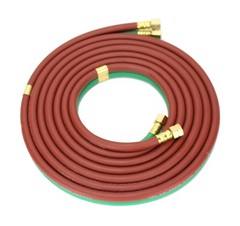 15 FEET Grade “T”- 1/4″ OxyFuel Welding & Cutting Twin Hose with BB Fittings SÜA