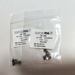 100 Packs Dental Buccal Tube 1ST Molar Roth 0.022 Bondable No-cov U1/L1 4pcs/set