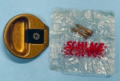 Schlage 10-058 Circular Strike, 1-3/4” Diameter, Adjustable, 612 (US10) Finish