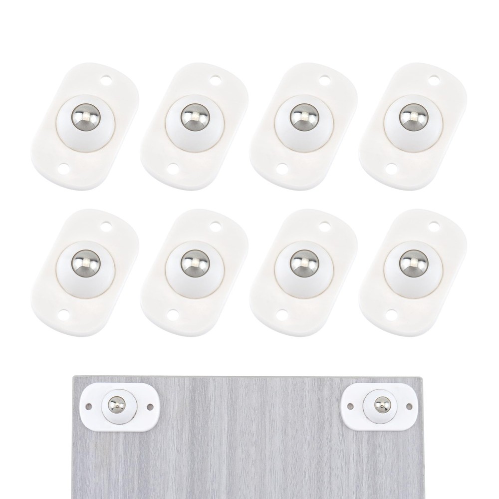 Quacc 8 PCS Self Adhesive Caster Wheels Appliance 360° Swivel Glide Smoothly …