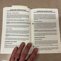Ford VSG-411/413 1.1 1.3L ENGINE MAINTENANCE OPERATOR MANUAL GUIDE INDUSTRIAL