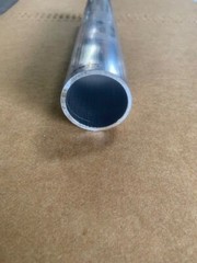 2.25″ OD 6061 Aluminum Round Tube x 2″ ID x 10″ Long, 1/8″ Wall Tubing