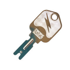 7 pc OEM Logo Heavy Equipment Key Set CAT Case Deere Hitachi JCB Pollak Komatsu