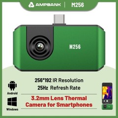 AMPBANK M256 Android infrared thermal imager camera 450℃ Temp Range 25Hz 256×192
