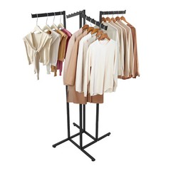 4-Way Adjustable Clothing Rack Clothing Display Rack Clothing Store Clothes Rack